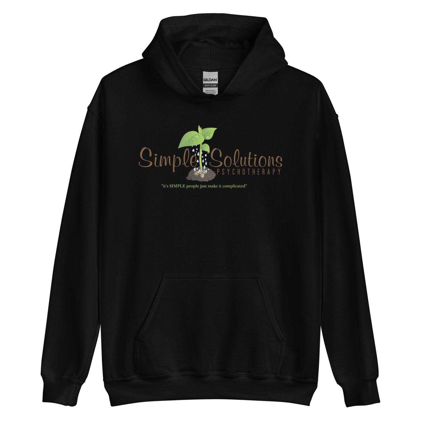 Unisex Simple Solutions Logo Hoodie