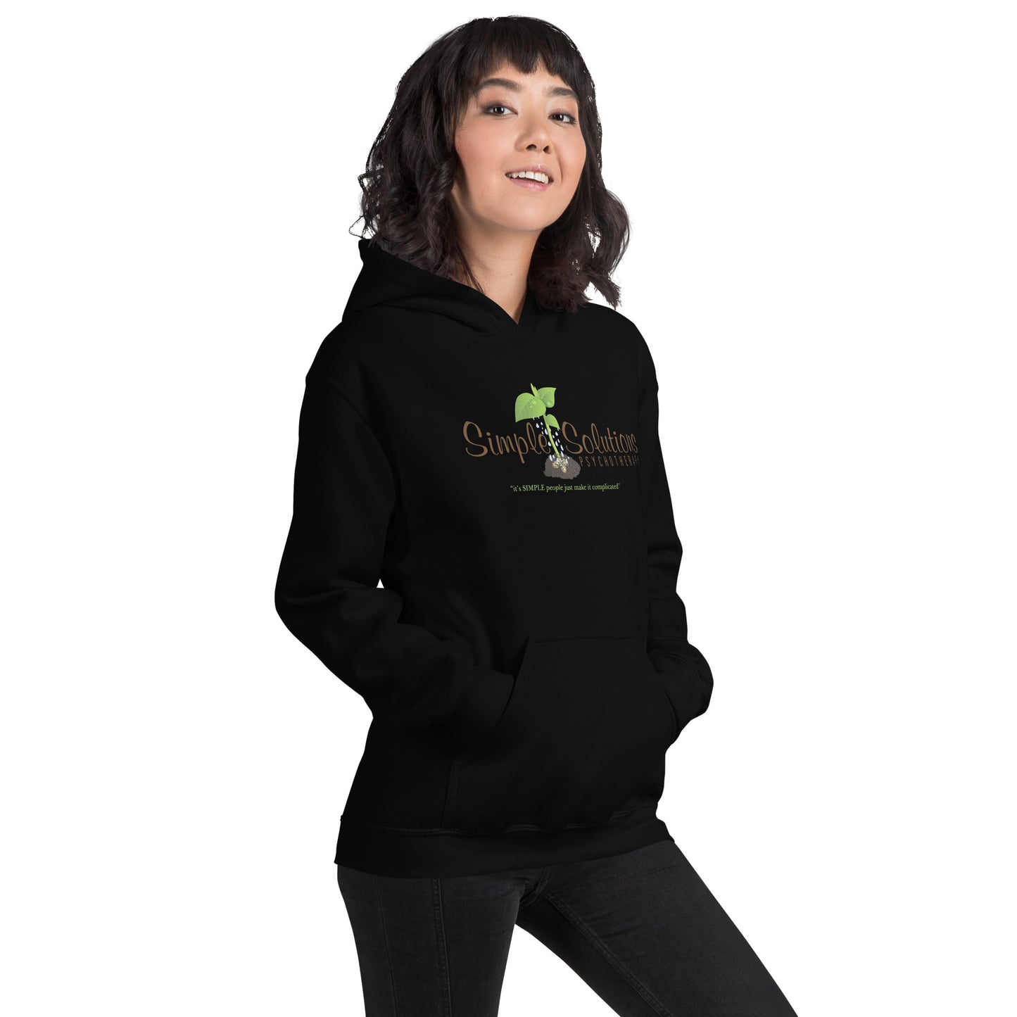 Unisex Simple Solutions Logo Hoodie