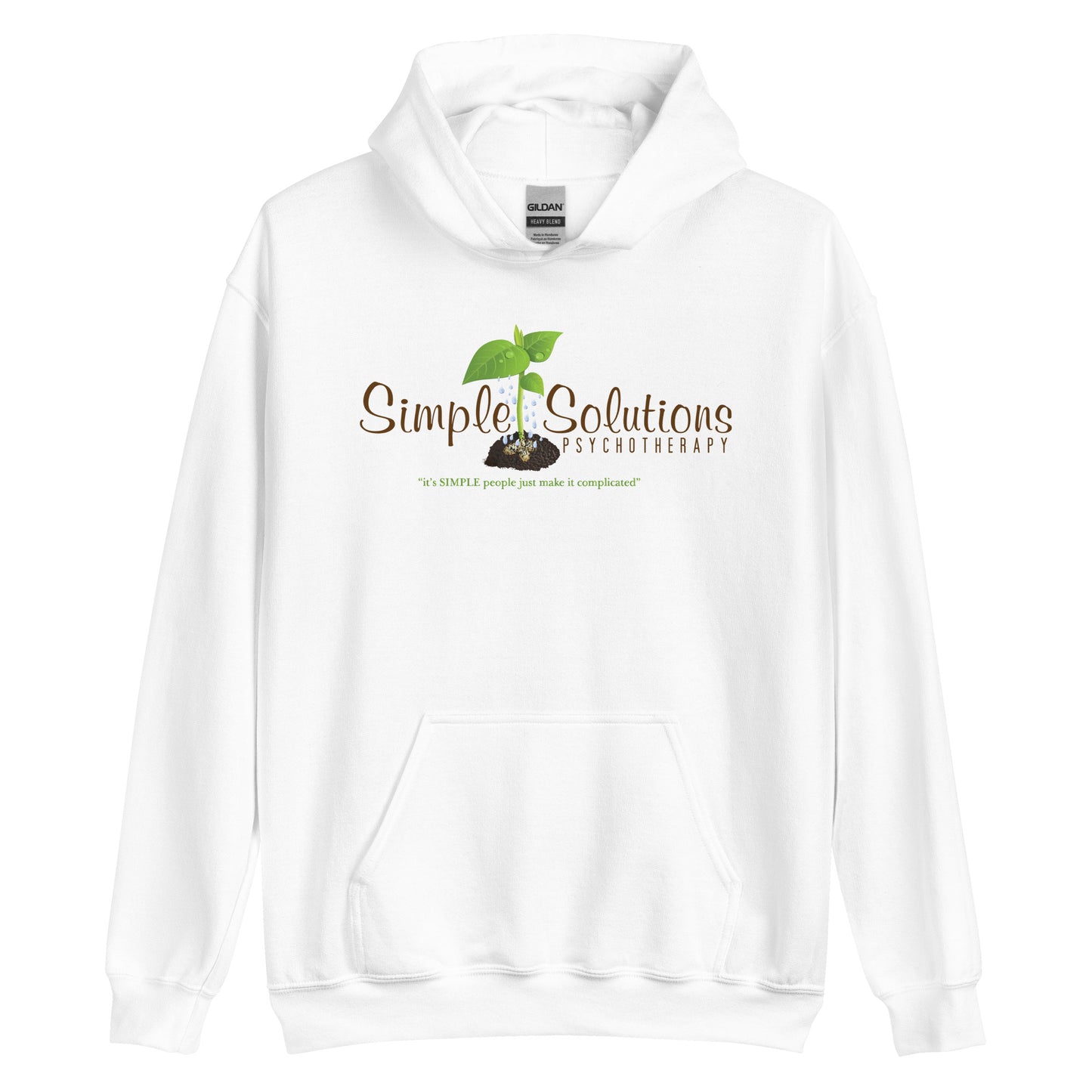 Unisex Simple Solutions Logo Hoodie