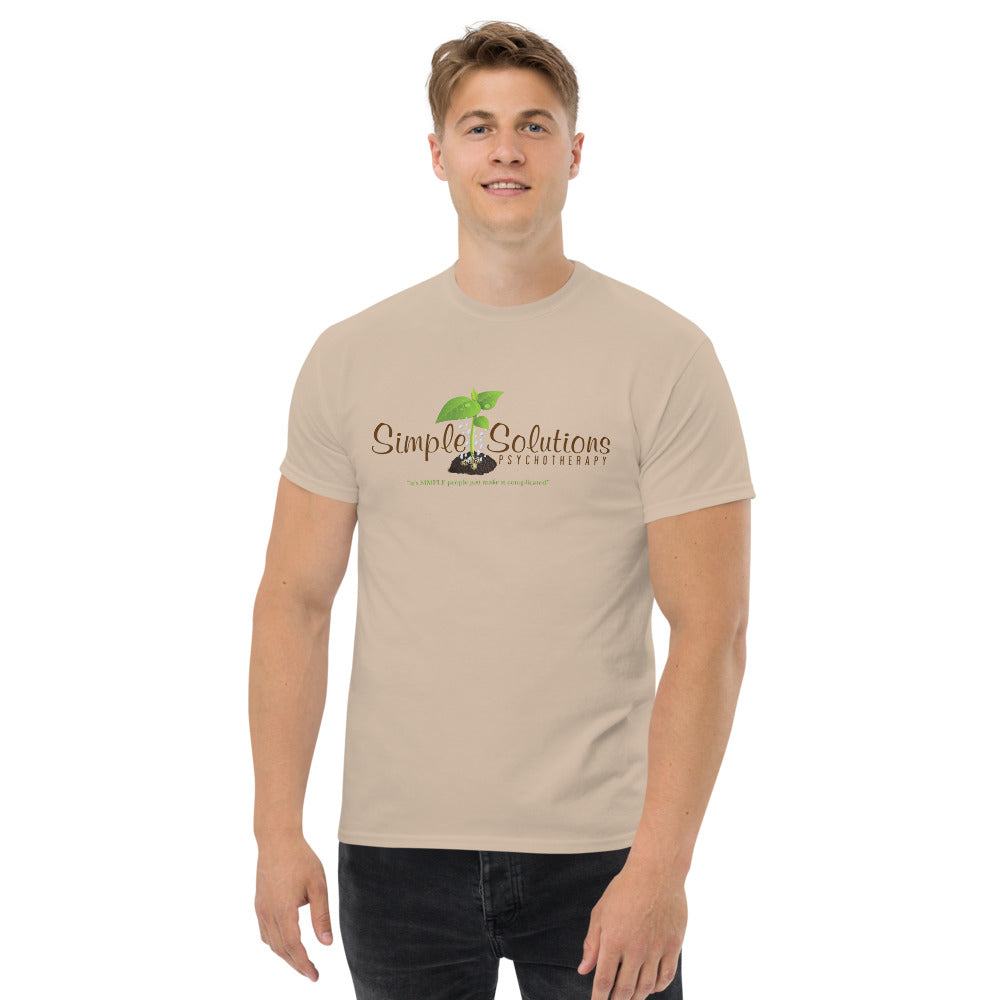 Simple Solutions Logo Men's heavyweight tee
