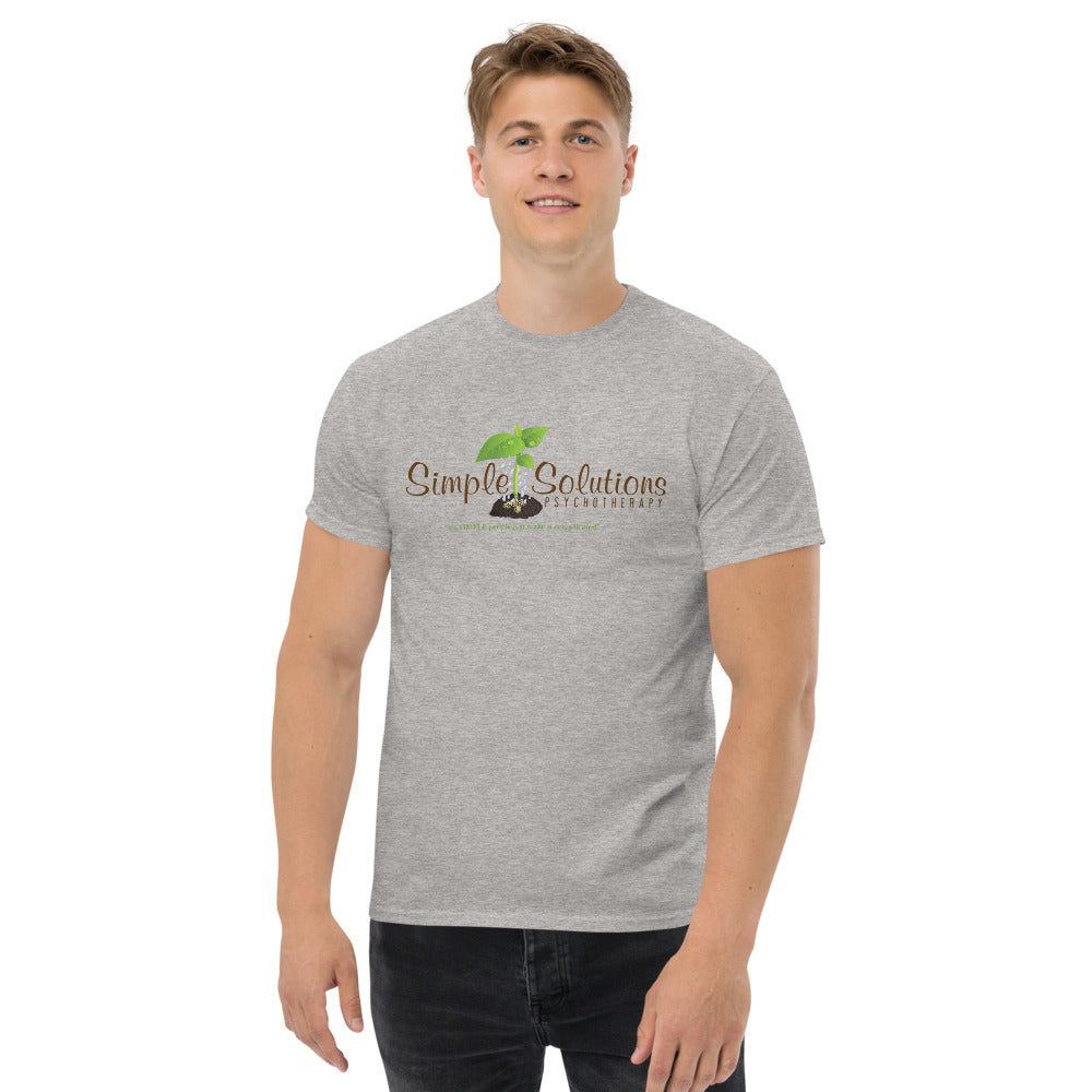 Simple Solutions Logo Men's heavyweight tee