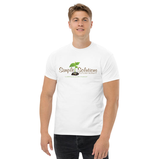 Simple Solutions Logo Men's heavyweight tee