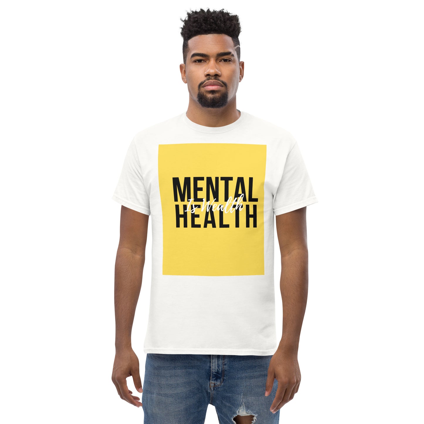 Unisex "Mental Health Is Wealth" Tee