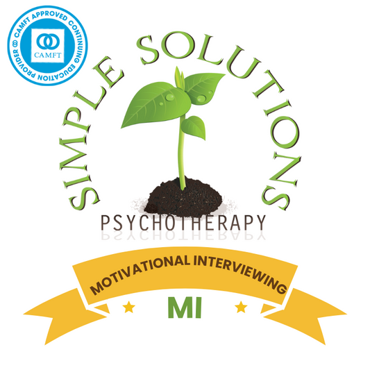 MI -Motivational Interviewing (Simple Solutions Psychotherapy)